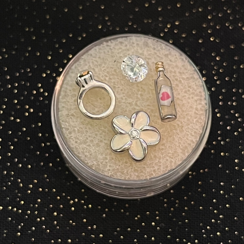 4 Origami Owl Romantic Charms